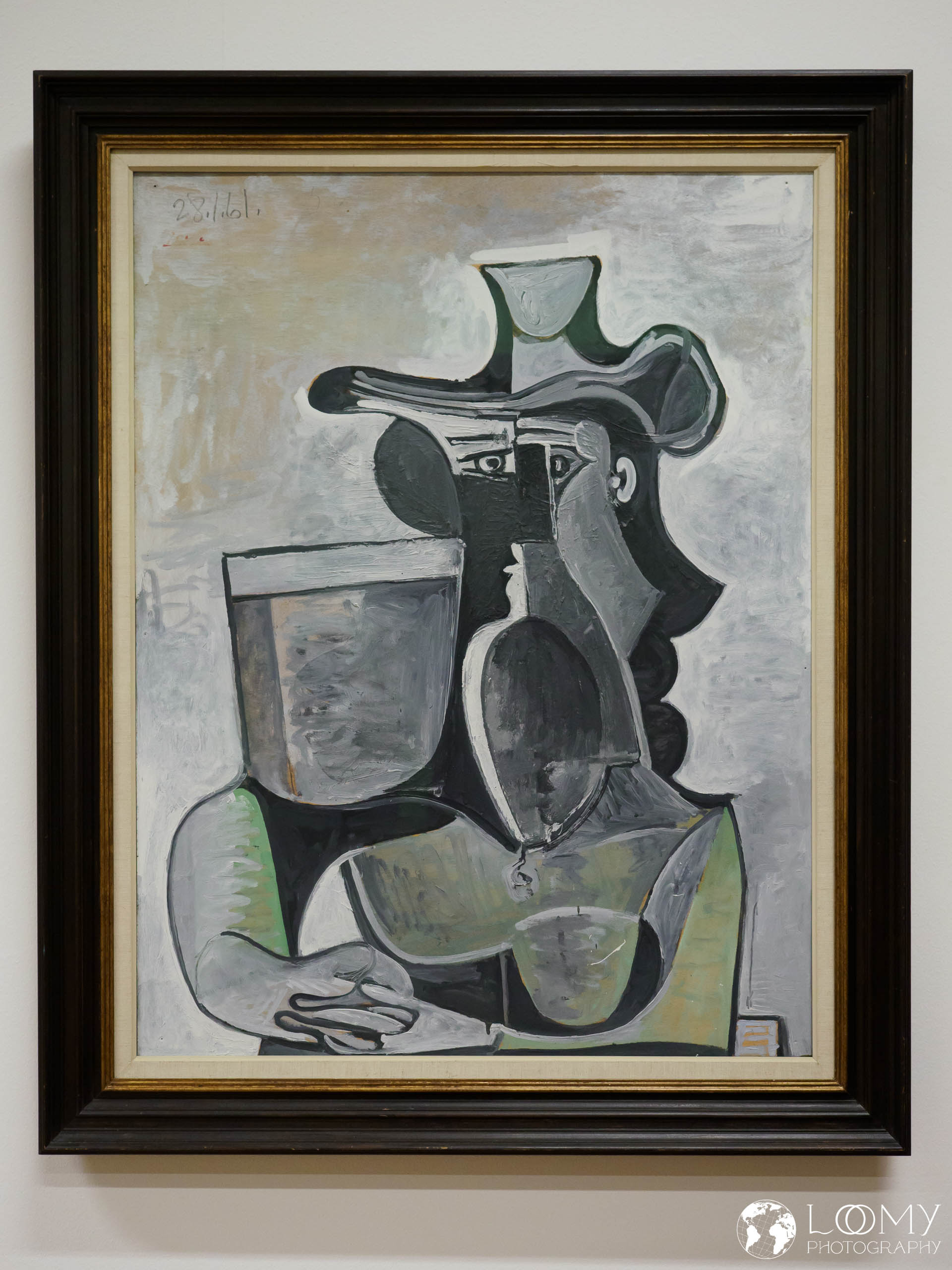 Sitzende Frau mit Hut, 1961