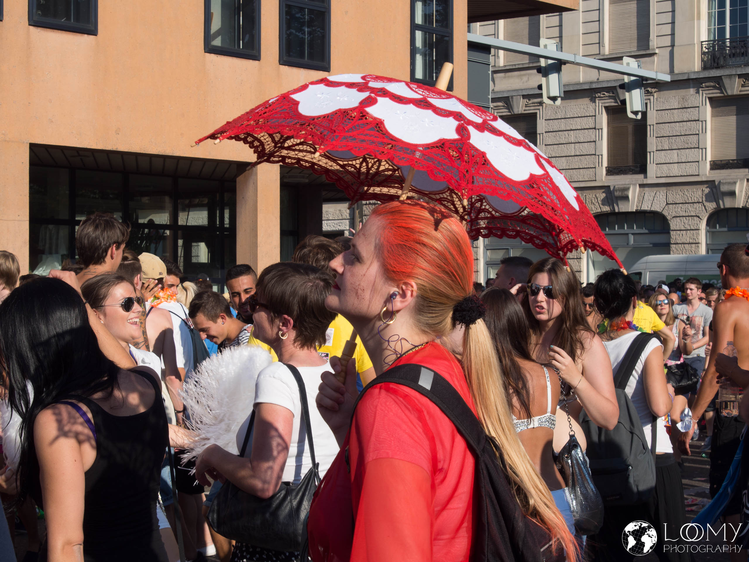 Auch mit Schirm kann man tanzen