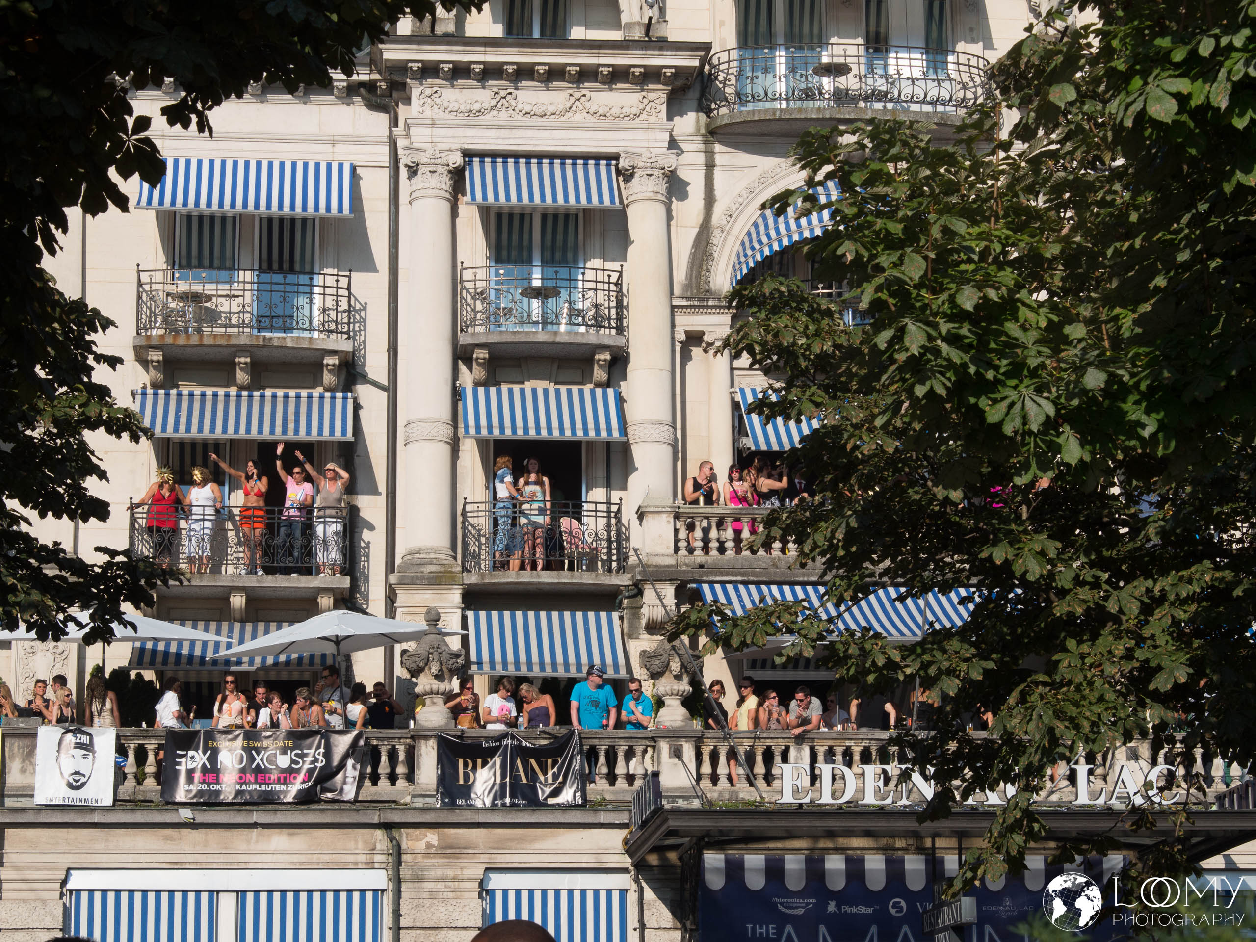 Auch vom Eden au Lac schaut man zu