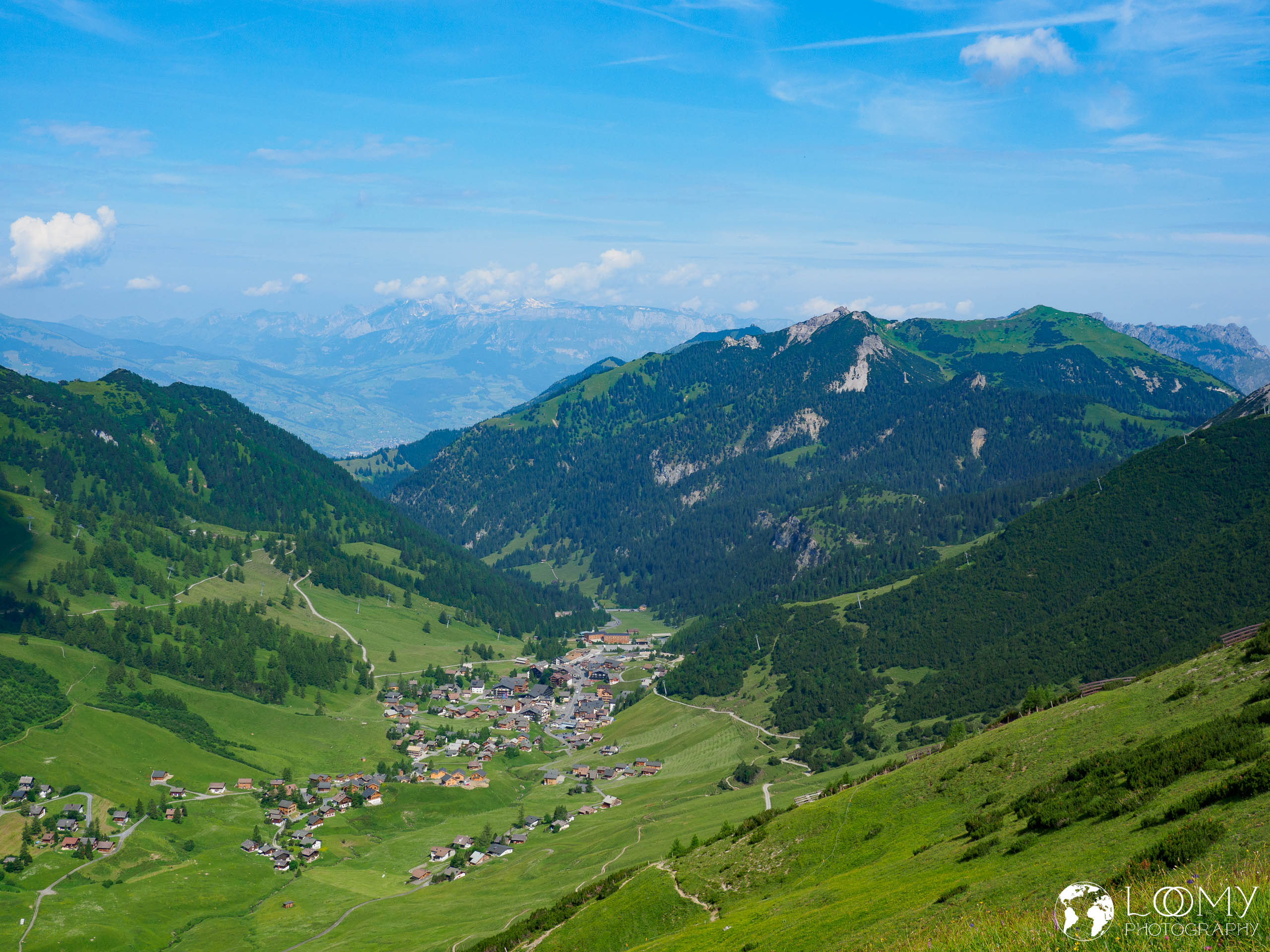 Blick auf Malbun