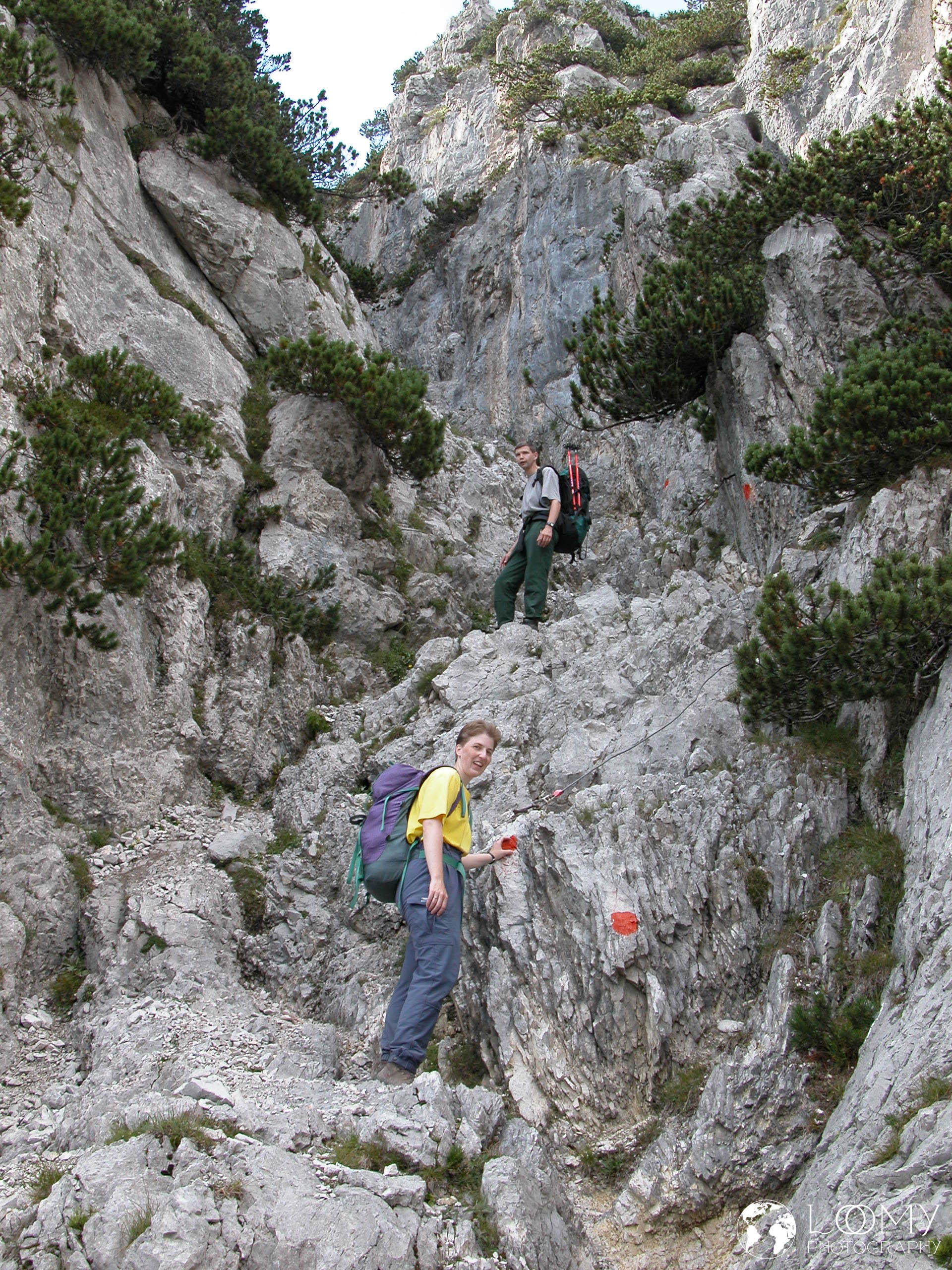 Karin und Jürgen im Kamin