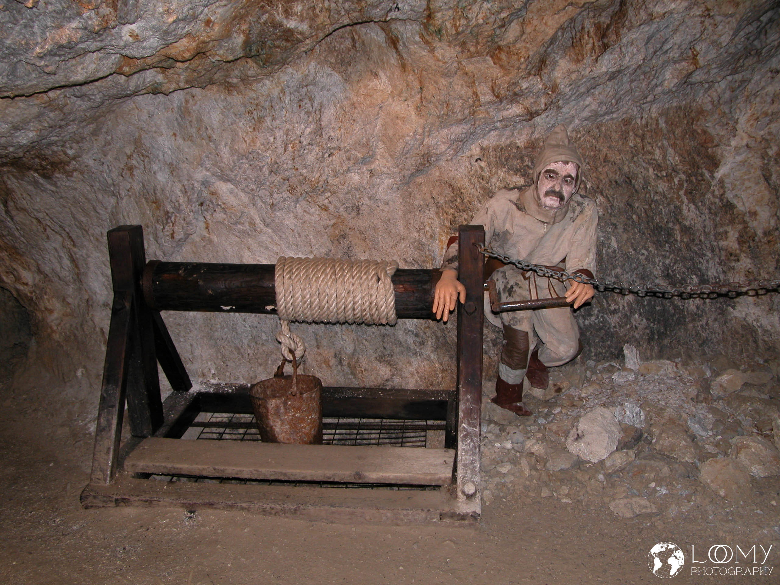 Anstrengende Arbeit der Knappen