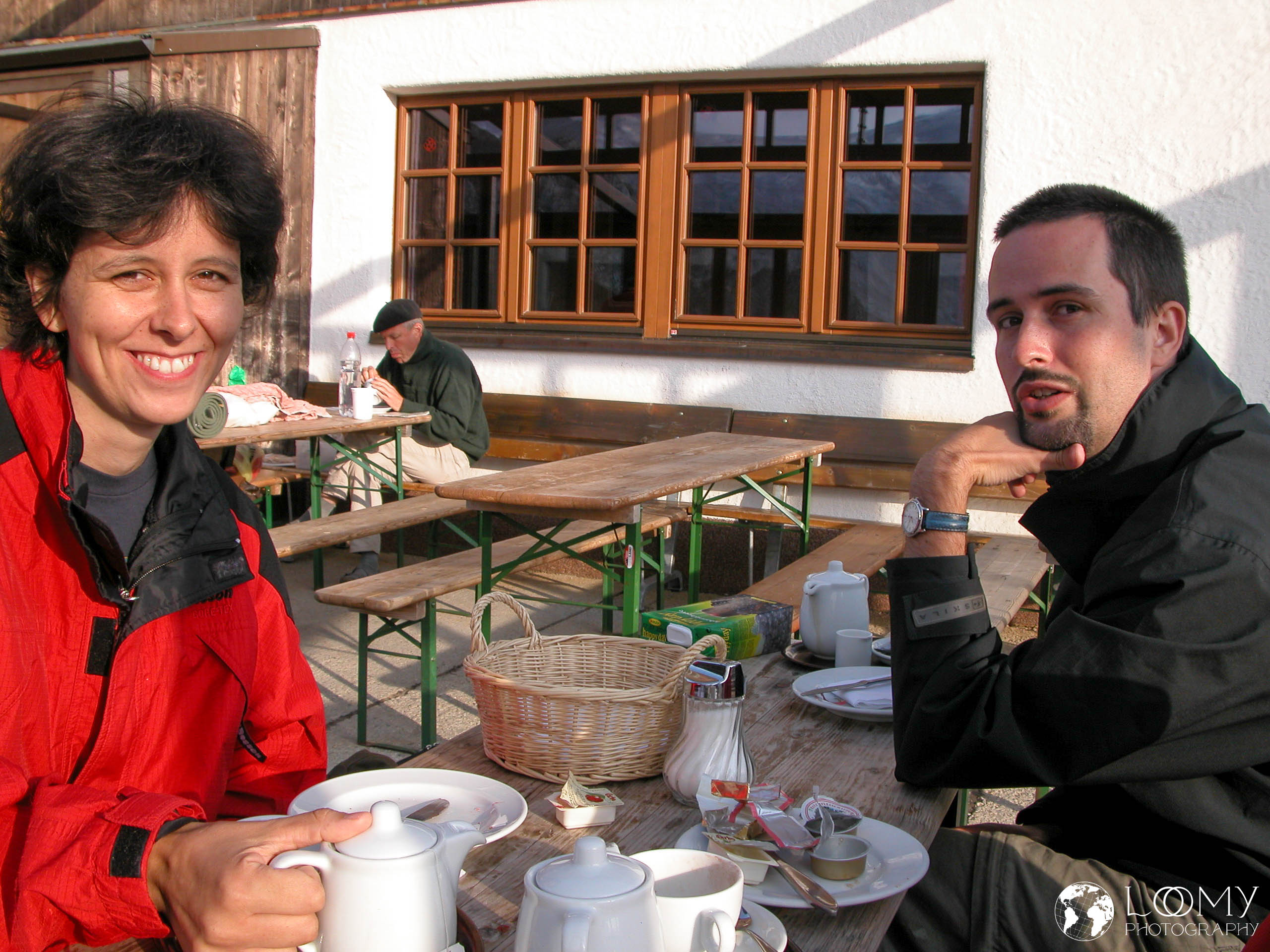 Reinhild und Thomas beim Frühstück