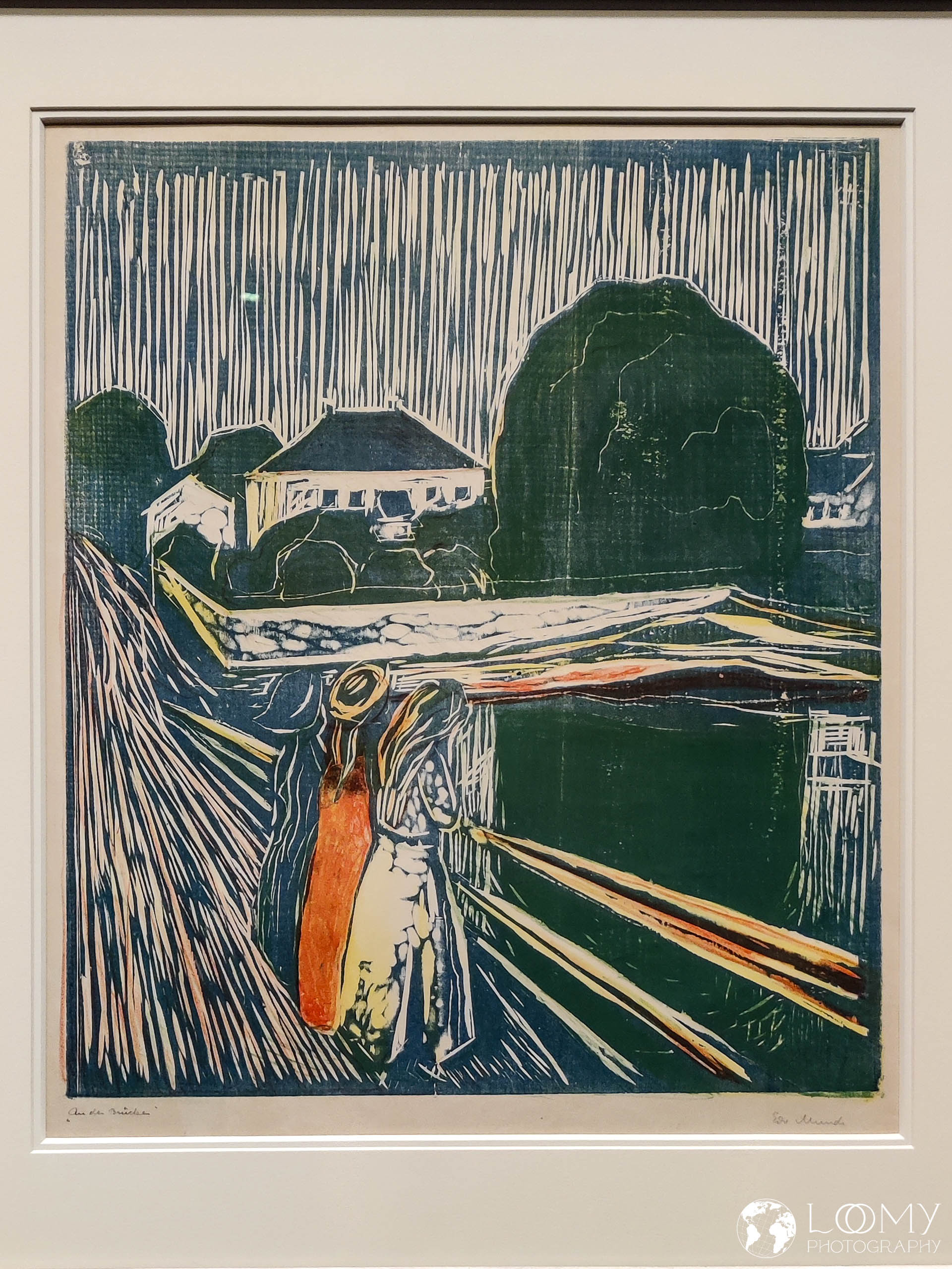 Mädchen auf dem Pier, 1918