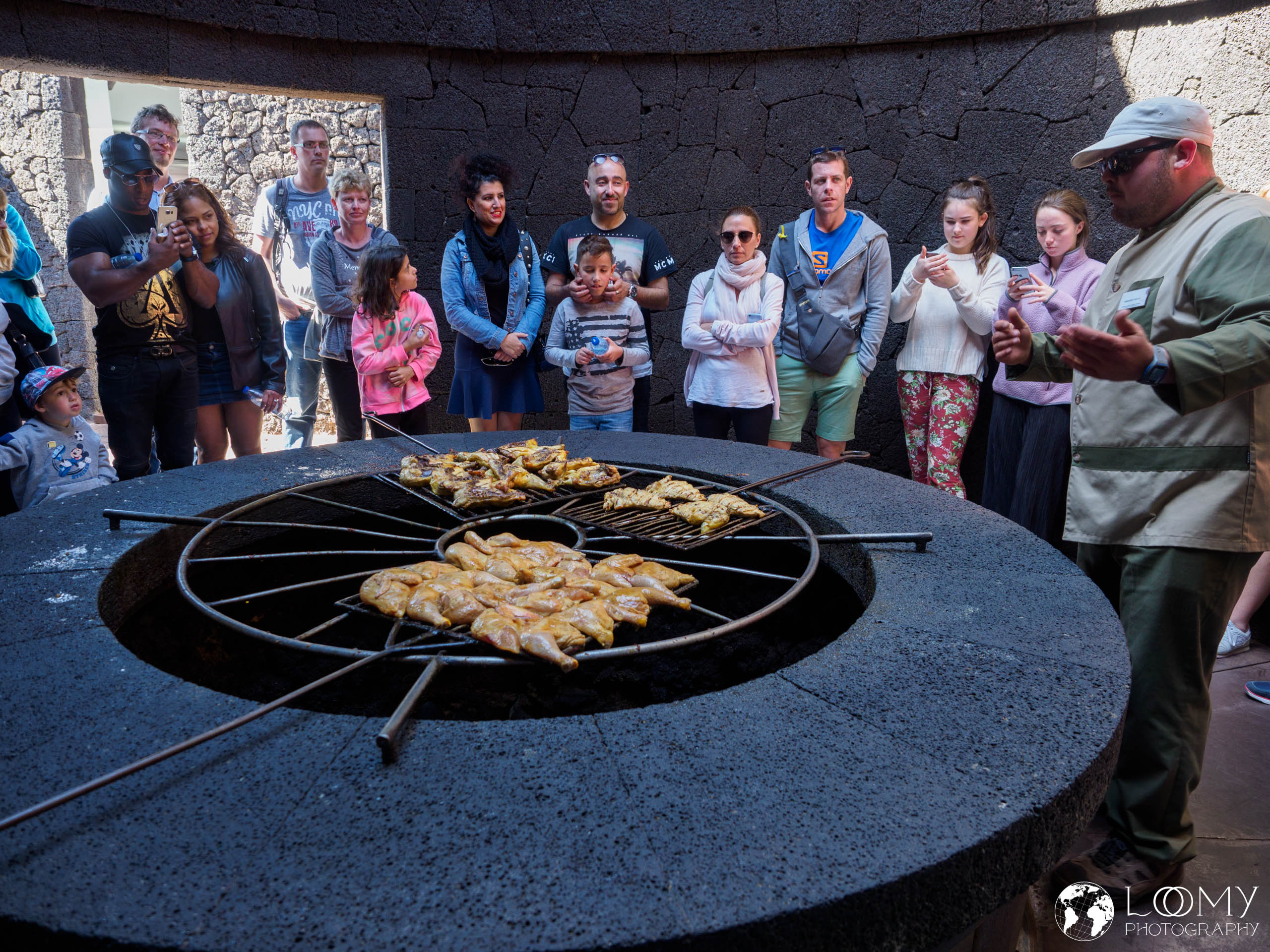 Riesengrill mit Erdwärme
